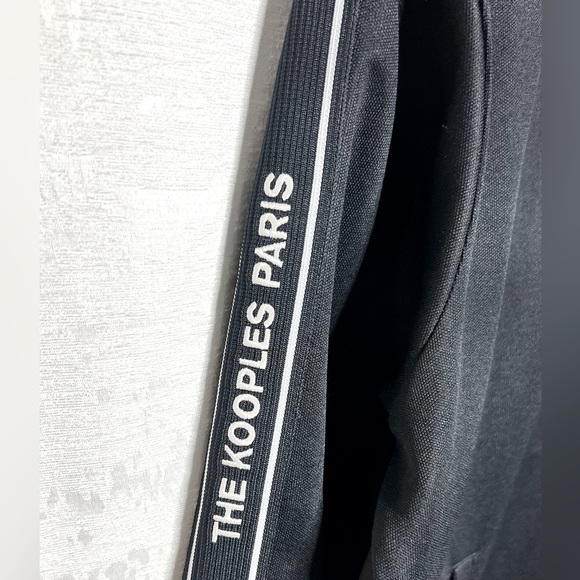 The Kooples Logo Embroidered ~ Front Zip Jacket, MEN, Relaxed fit - Picture 5 of 9